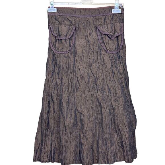 Serena K  Paris metallic midi skirt, EU38/US8, artsy, eclectic, wacky, whimsical - Picture 2 of 6